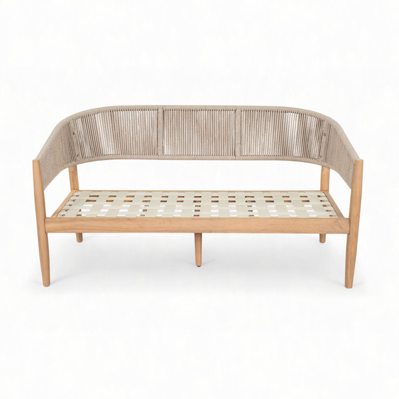 Causeuse d'extérieur en bois d'acacia Verona