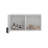 Roxbury Medicine Cabinet 26.2" H, 1 Door, 2 Shelves, White - Bathroom