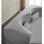 Canapé-lit moderne avec 2 coussins, canapé-lit en velours côtelé moelleux convertible, matelas pliant double de 15 po pour le salon, lit d'invité, sans assemblage requis, gris clair-2075486744