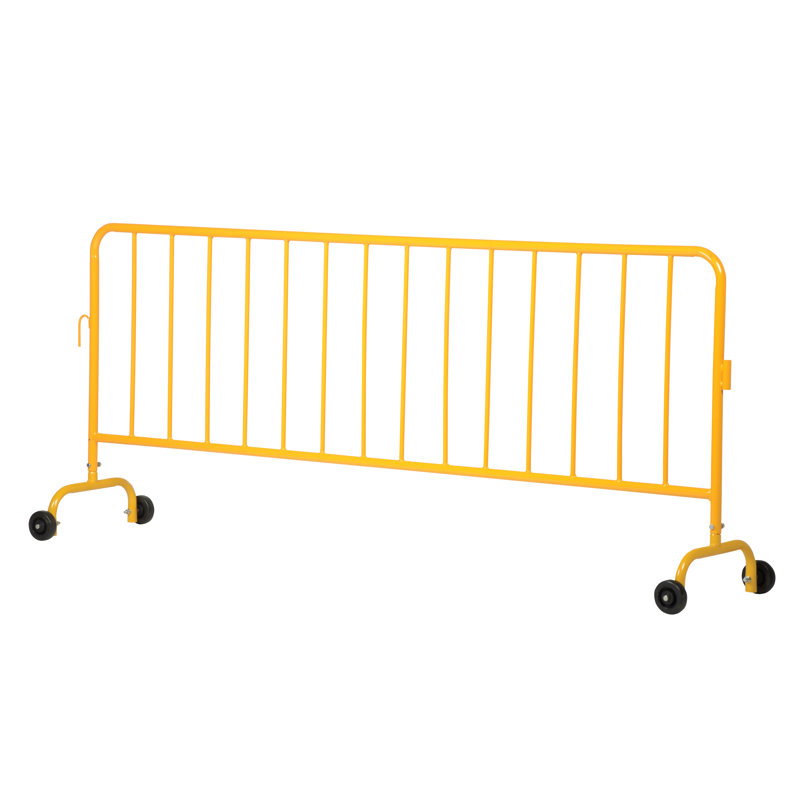 Barrière verrouillable Crowd Control, Jaune