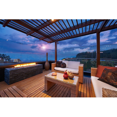 Beautiful Modern Terrace - Photographie sur toile tendue