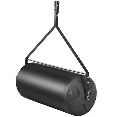 Tow-Behind Lawn Roller LLDPE, Steel, Black