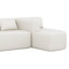 Canapé modulaire de 144 po avec deux chaises longues et cinq coussins de dossier, canapé-lit à combinaison libre pour le salon-738791182