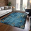 Tapis bleu intérieur / extérieur lavable à la machine Xhevrie-1785941687