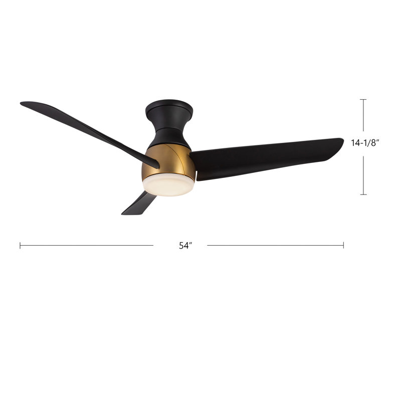 Thalia Smart LED Ceiling Fan, Brushed Nickel