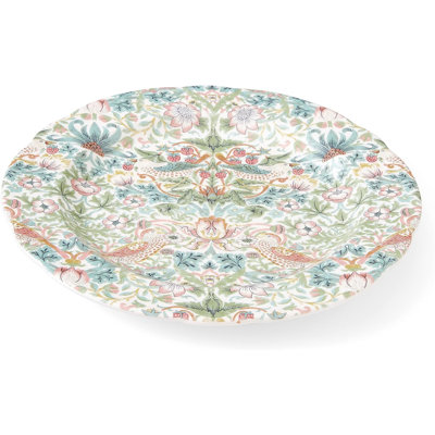 Spode Pure Morris Strawberry Th Serving Platter Strawberry Thf