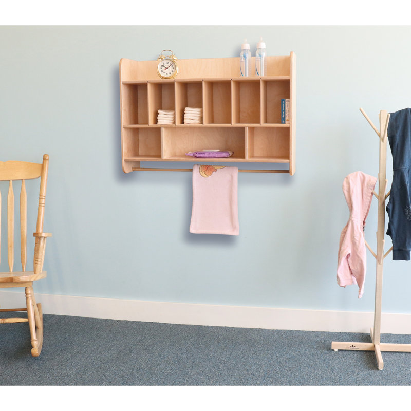 NewWave 2 Piece Cube Shelf with Towel Bar