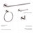 Graz 4-Piece Bathroom Hardware Accessory Kit-32457521