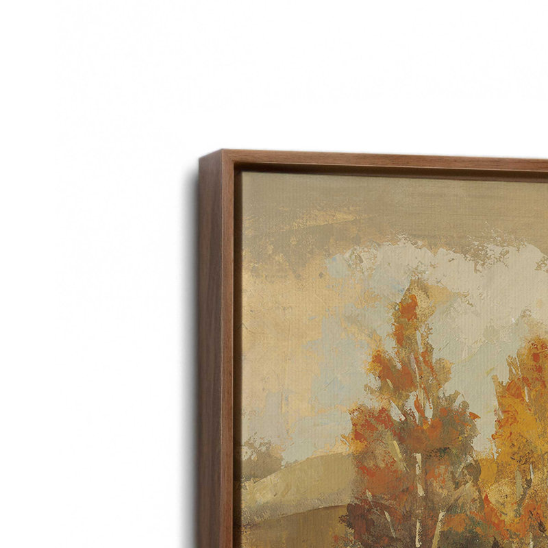 «Autumn Hills» par Silvia Vassileva, reproduction d'art, 30 W x 20 H, Brown, Framed Canvas