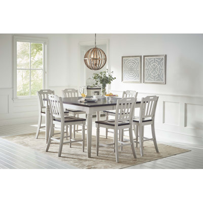 Hickerson Solid Wood 7 Piece Counter Height Dining Set