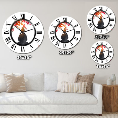 Horloge murale BuddHa