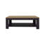 Table basse rectangulaire avec tablette inférieure