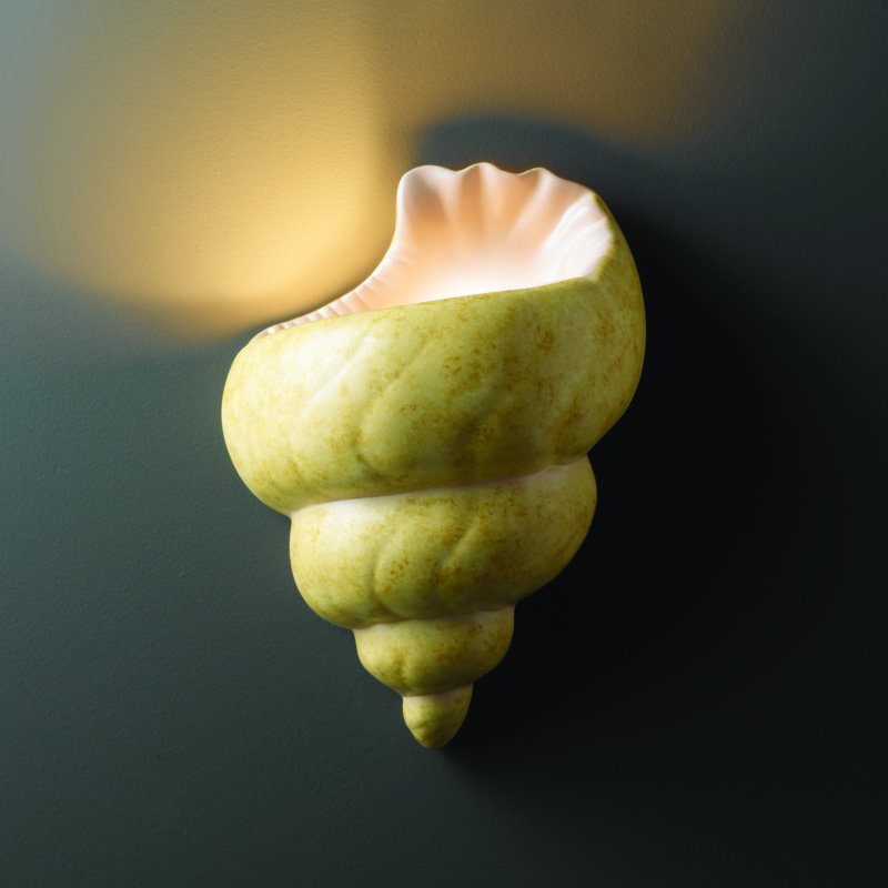 Plafonnier encastré 1 lumière Melissa, Coquille de conque
