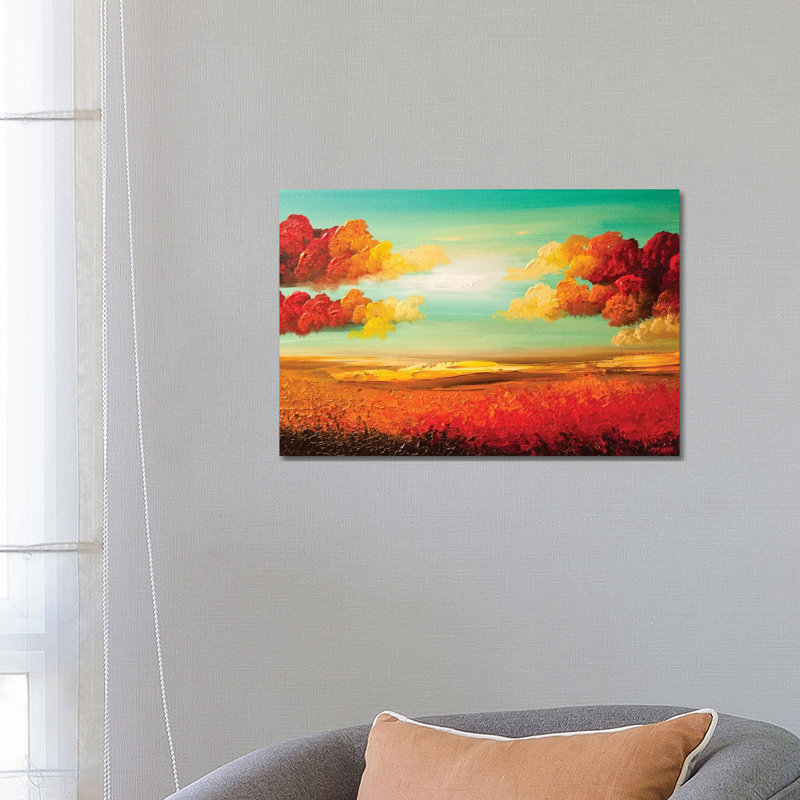 Heaven's Gate by Osnat Tzadok - Painting on Canvas, 101.6 cm H x 66.04 cm W x 3.175 cm D, No Framed