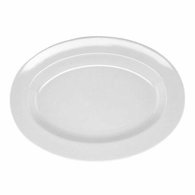 ML-14-W – 17" X 12" Oval Platter, 1.5" Deep