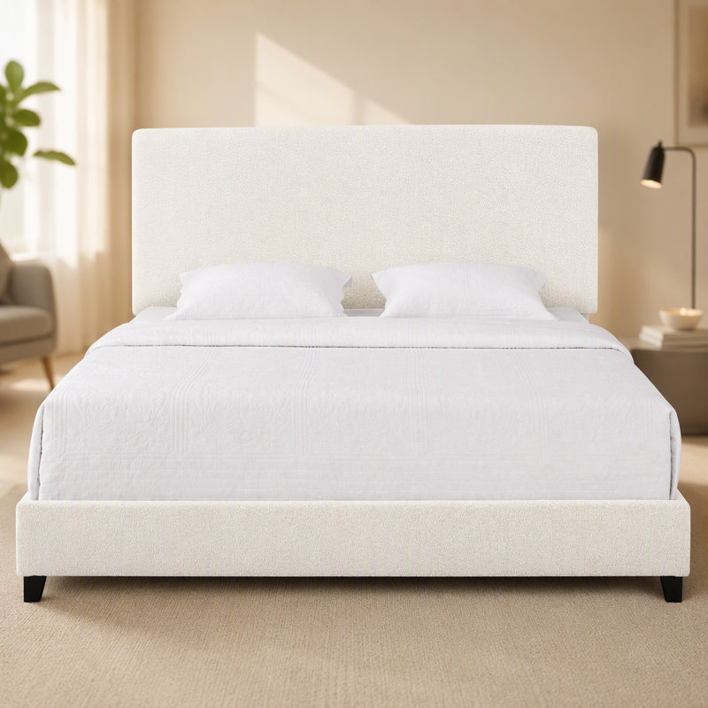Upholstered Platform Bed, Queen