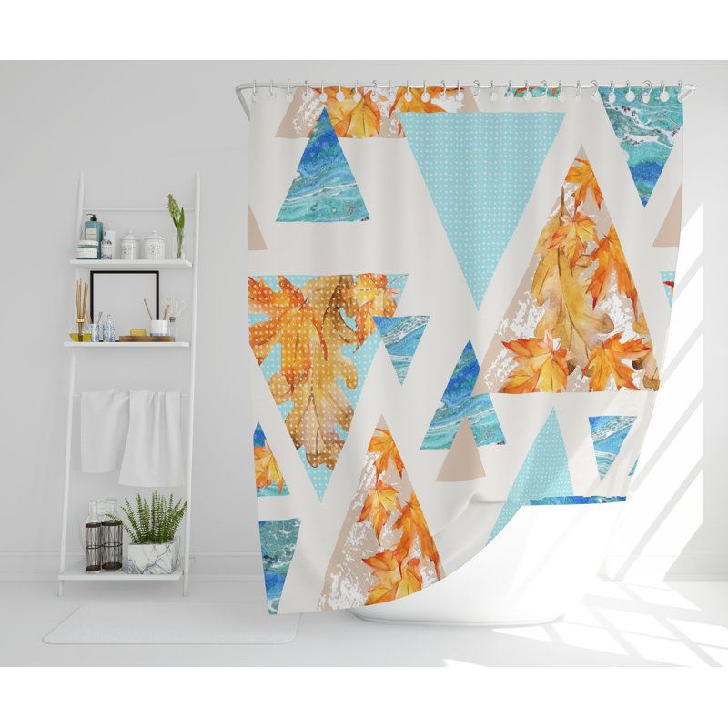 Fleet Polyester Shower Curtain, 177cm H x 177cm W