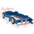 Race Car-Shaped Platform Bed With Wheels-264684157