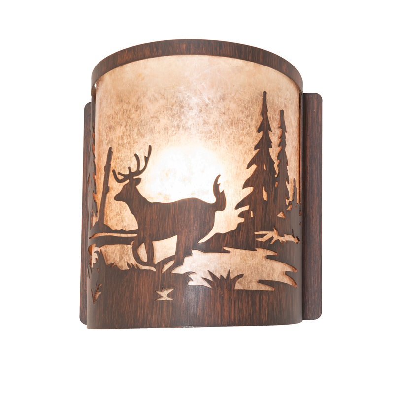 1 - Light Flush Mounted Sconce