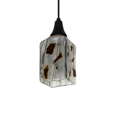 Luminaire suspendu rectangulaire à 1 lumière Anallese