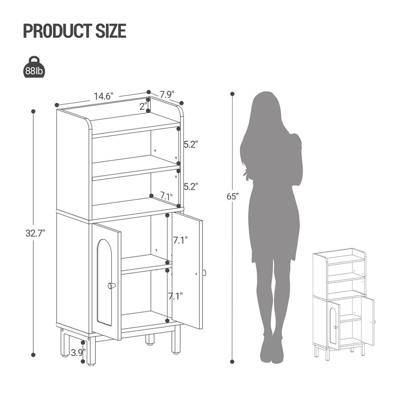 Armoire de rangement pour salle de bain, Brun rustique