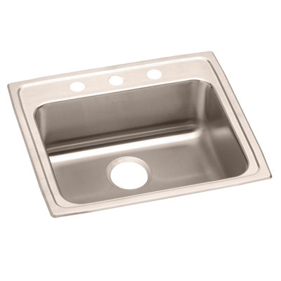 Évier de cuisine encastrable L 25 po x l 21,25 po Lustertone