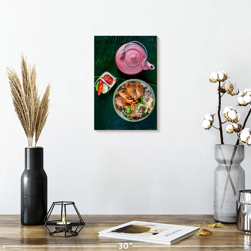 Thé et cuisine vietnamienne, H 36 po x l 24 po