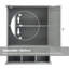 Bruny W 61mm H Recessed Frameless Medicine Cabinet Mirror 3 Adjustable-686752540-686752542