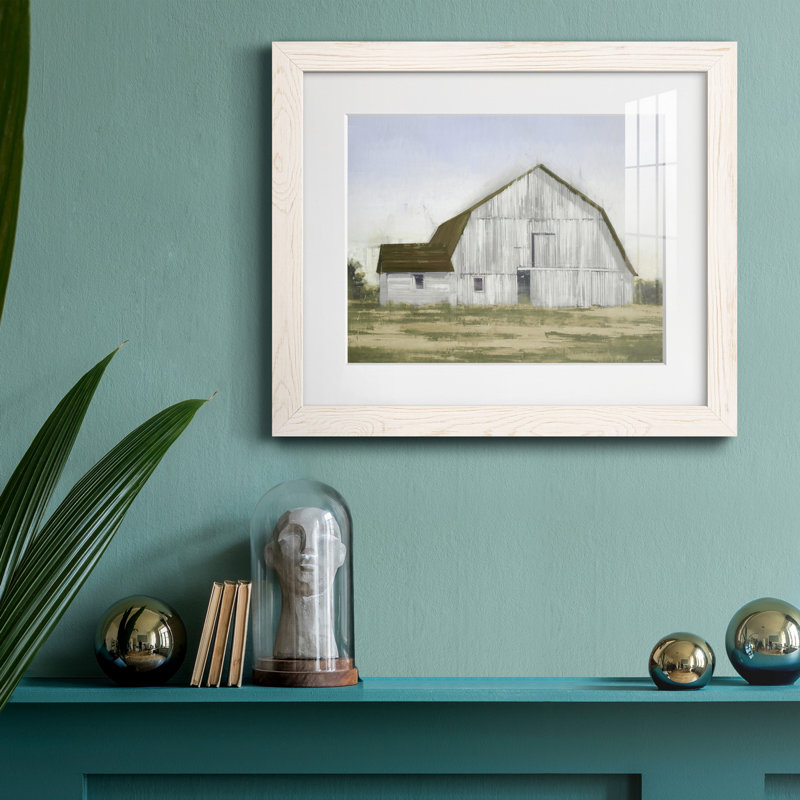 Barn II - reproduction de photo sur papier encadrée, Cadre blanc, H 24 po x l 18 po x P 1,5 po