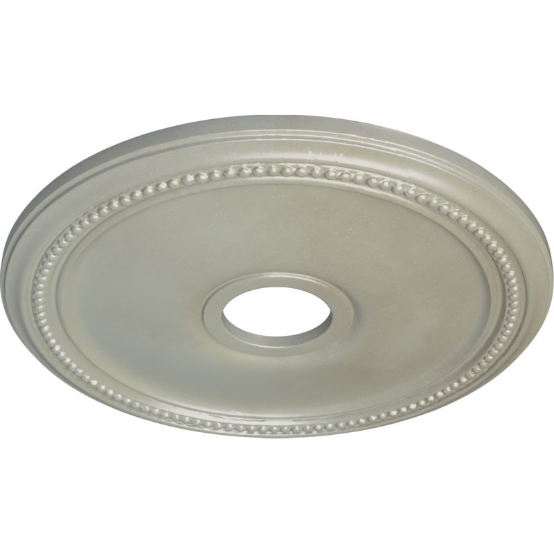 Médaillon de plafond Endurathane Diane, DE 18 po x P 3 5/8 po x P 1 1/8 po (convient aux auvents jusqu'à 5 3/8 po), fini cuivre peint à la main