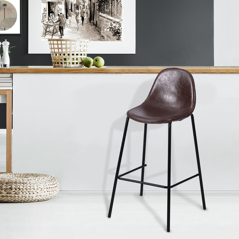 Darby Bar Stool, Brown, Bar Stool (29” Seat Height)