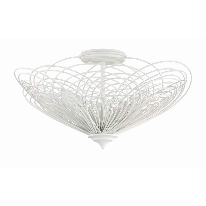 Plafonnier semi-encastré 3 lumières Afshan