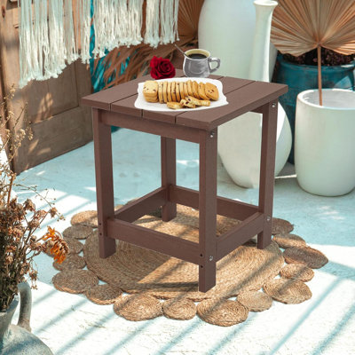 Table d'appoint carrée Adirondack