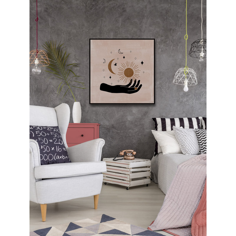 «Power In My Hands», reproduction sur toile encadrée, H 40 po x l 40 po x P 1,5 po