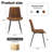 Upholstered Dining Chair with Carbon Steel Legs (Set of 4)-124579587-124568719
