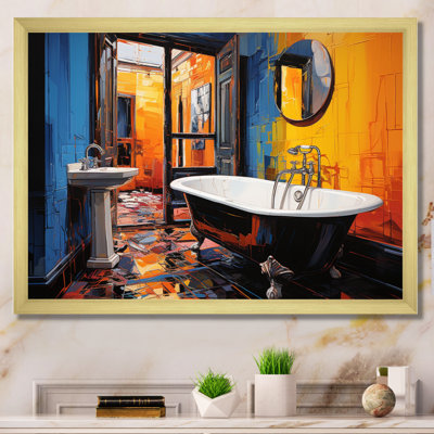 Salle de bain audacieuse et moderne I - impression