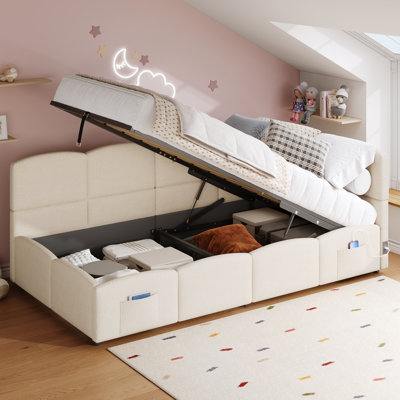 Upholstered Ottoman Storage Bed