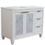 Ensemble de meuble-lavabo simple 43 po avec miroir Schreck-1459661522