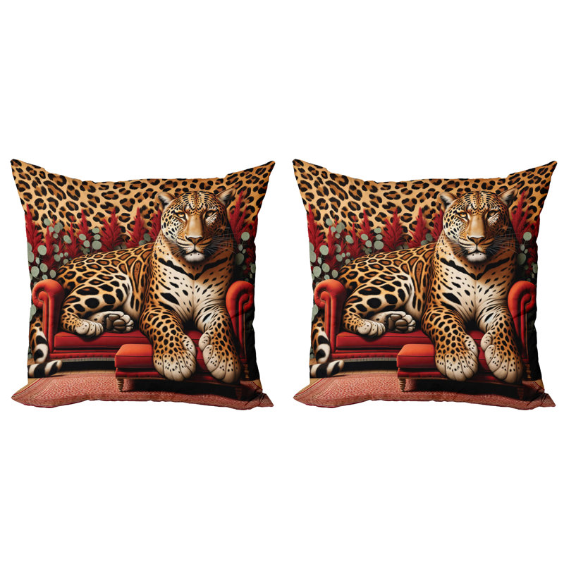 429952_Ambesonne Leopard, H 18 po x l 18 po