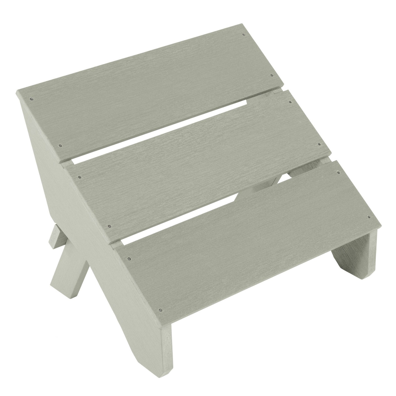Byrnes Outdoor Ottoman, Eucalyptus