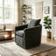 Fauteuil pivotant rembourré Fauteuil club-1628831252