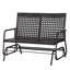 Chaise berçante personne en osier