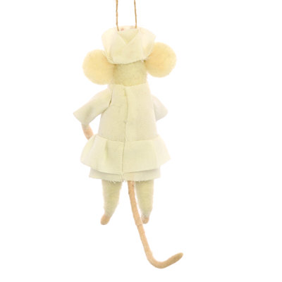 Ornement figurine suspendu pour souris d’infirmière