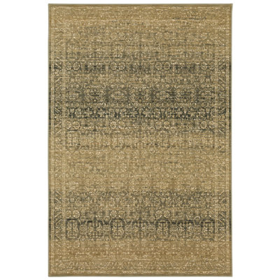 Tapis gris titane / brun