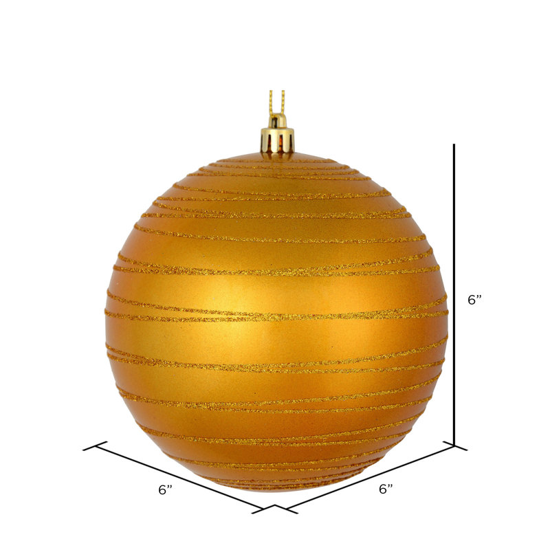 Ornement boule de bonbon, Or antique