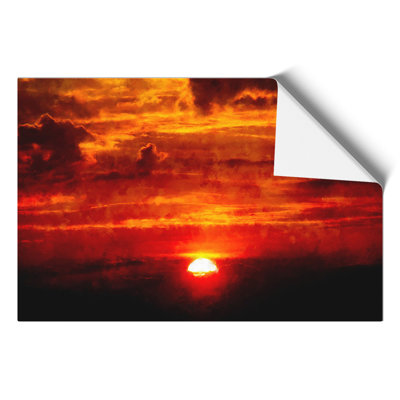 Red And Orange Sunset - No Frame Print