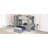 Loft Bed With A Stand-Alone Bed, Shelves,Desk,And Wardrobe