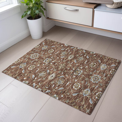 Premium Machine Washable Gurubaksh AMF1149 Moroccan Rug