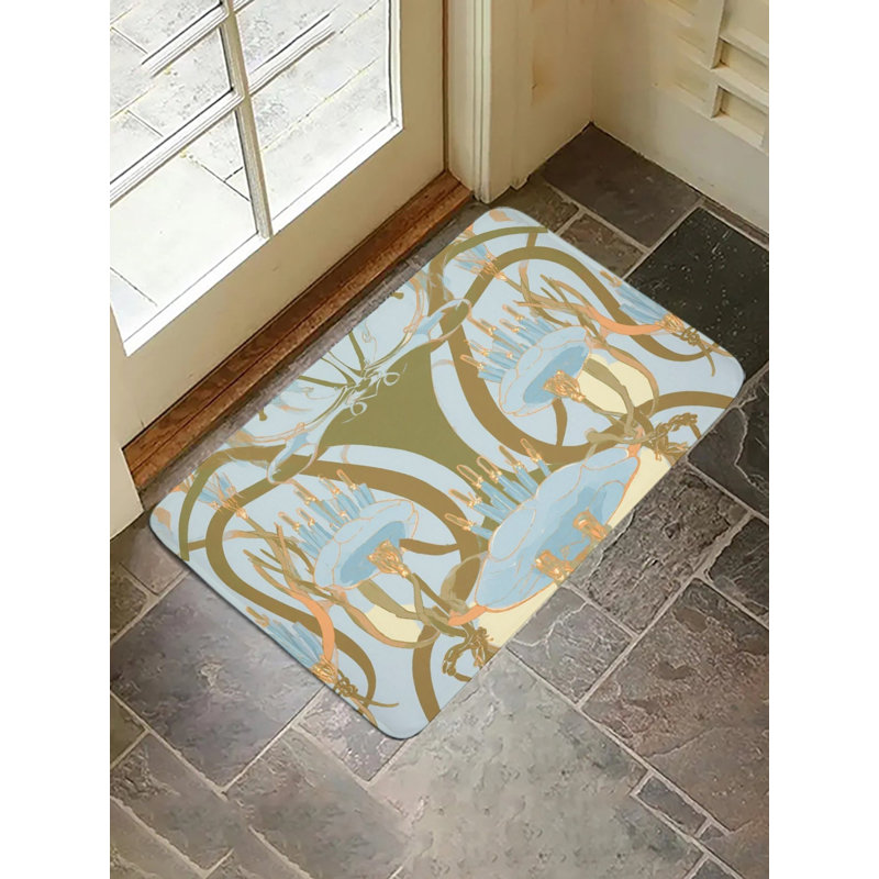 Tapis pour salle de bain Artistic Floral Decor, 36 X 24
