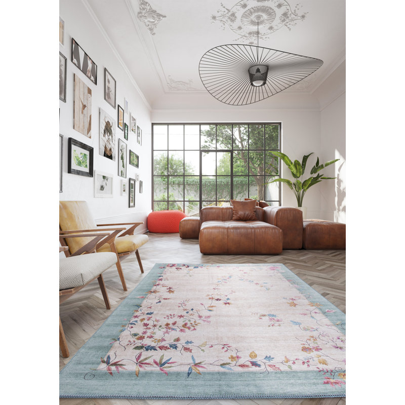 Amini Floral Area Rug, Rectangle 200 x 290cm